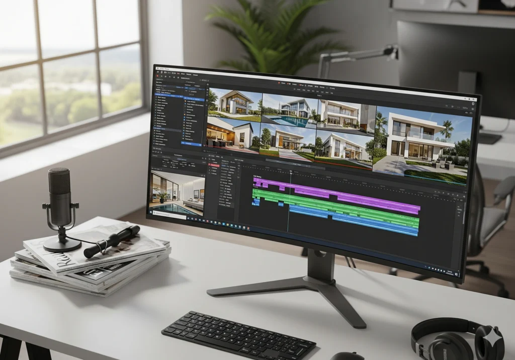 Real Estate Video Editing Services in Abu Dhabi to Showcase Properties with Stunning Professional Quality.