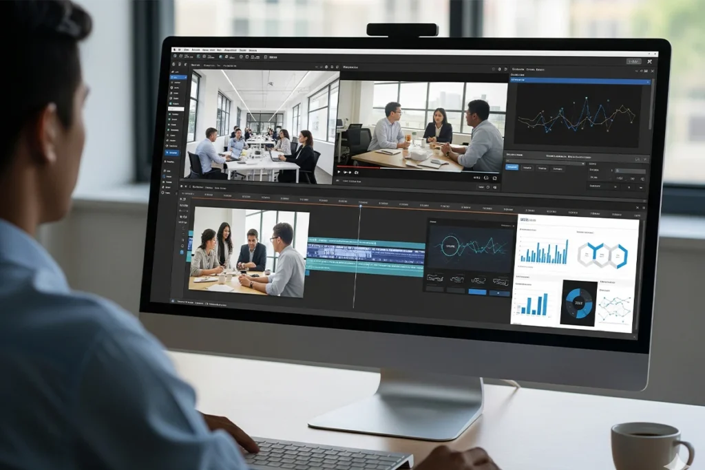 Corporate Video Editing Services in Abu Dhabi for High-Quality, Brand-Driven Business Presentations.